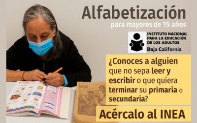 📝 Alfabetización y educación básica para mayores de 15 años con el INEA en Baja California