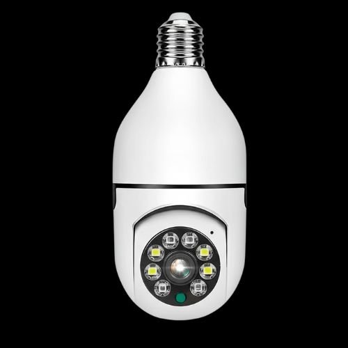 Cámara WiFi 360° Tipo Foco con visión nocturna